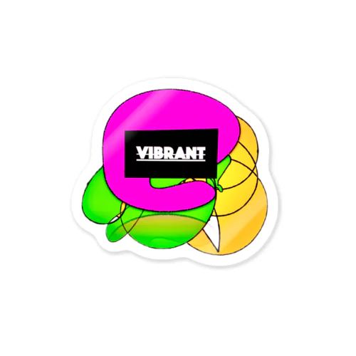 vibrant Sticker