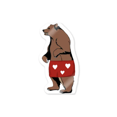 D.daddy（red／heart） Sticker