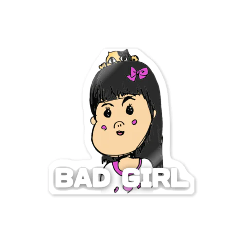 BAD GIRL Sticker