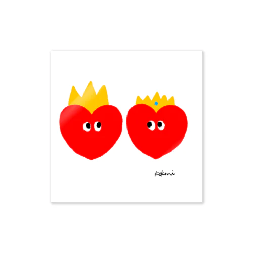 ❤️❤️ King & Queen  Sticker