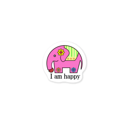 I am happy Sticker