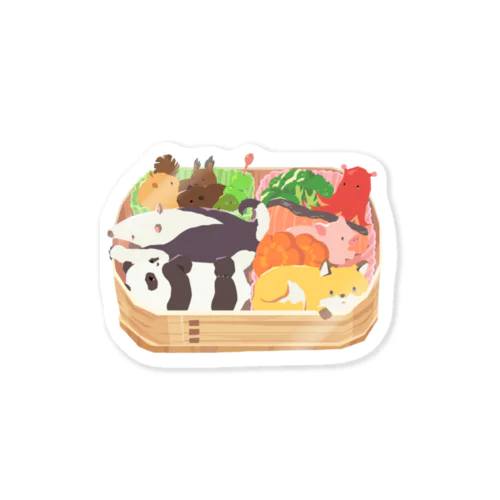 食べれないお弁当 스티커