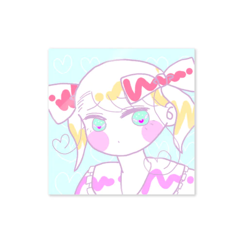 量産型ちゃん Sticker