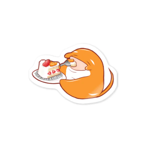 オレンジマンタ(ショートケーキ) Sticker