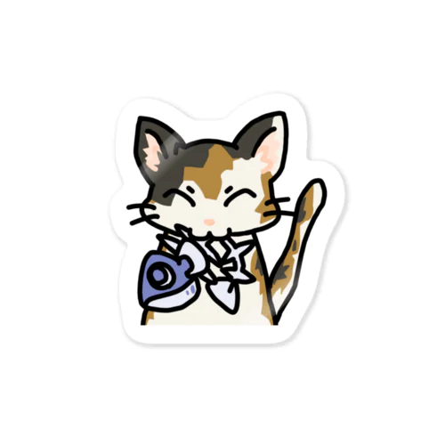 魚太朗 猫の日記念グッズ Sticker