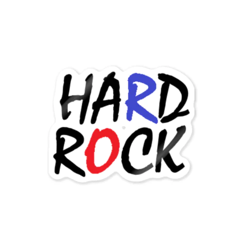 ハードロック　HARDROCK　音楽　バンド　ミュージシャン ステッカー