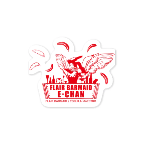 E-chanグッズ Sticker