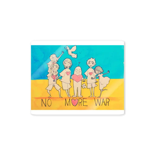 No more war  ステッカー