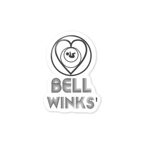 Bell winks Sticker