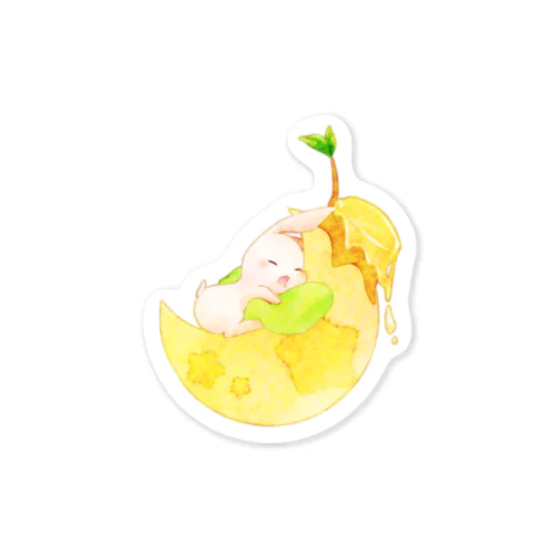 おやすみの月 Sticker