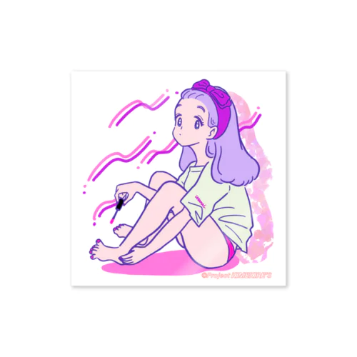 ペディキュア占いちゃん Sticker