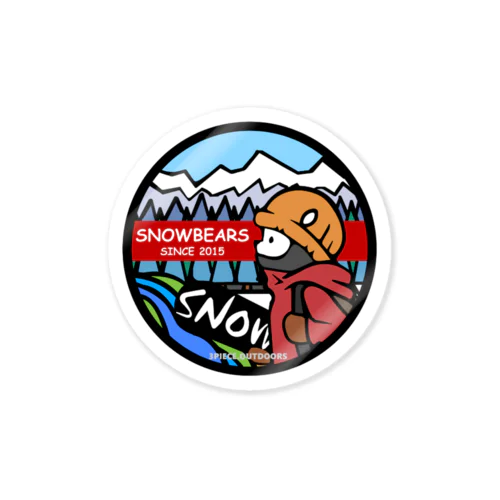 snowbears.red Sticker