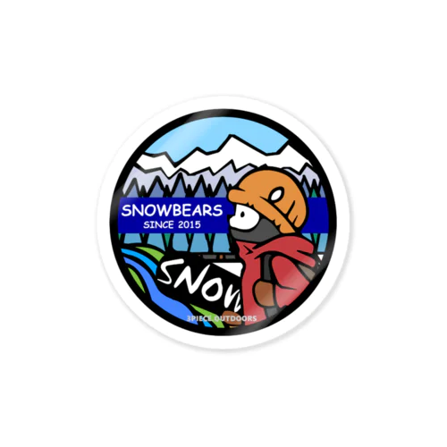 snowbears.blue Sticker