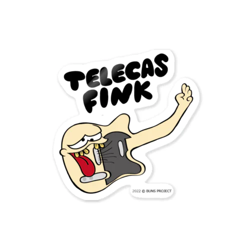 トムとザ・ギターズ　テレキャスフィンク Sticker