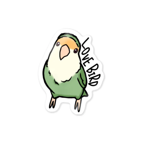 コザクラインコのステッカー Sticker