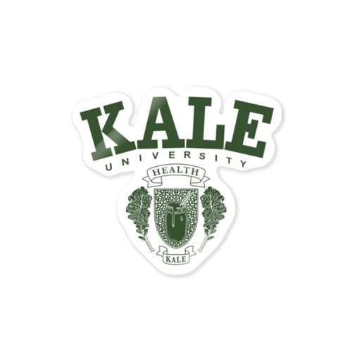 KALE University カレッジロゴ  Sticker