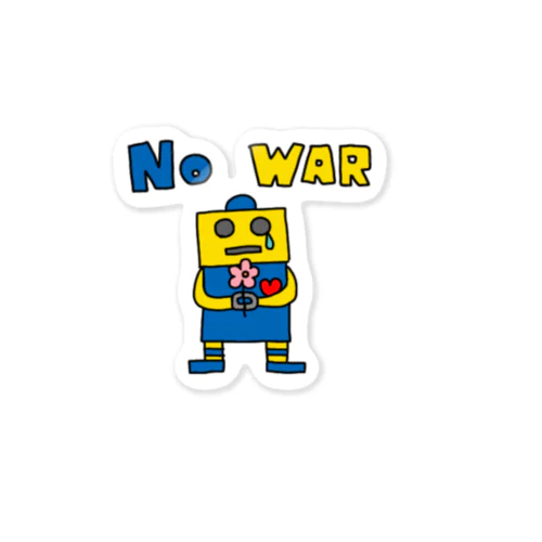 No war ステッカー