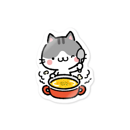 スープとにゃんこ🐈 Sticker