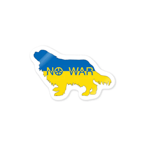 🇺🇦ウクライナ緊急チャリティー🇺🇦キャバリア Family＊cavalier_NoWar Sticker