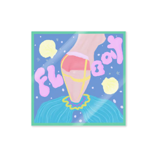 FLoat Sticker