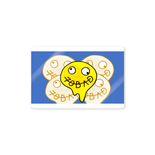 70BAD_溶けたにこちゃん Sticker