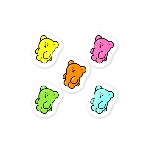Gummi bears(semashi) ミニ Sticker
