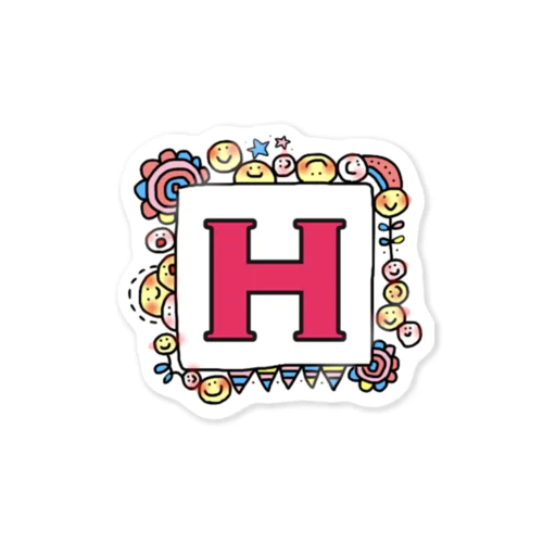 H Sticker