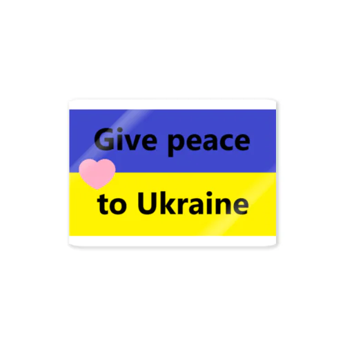 ukraine ステッカー