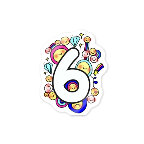 no.6 Sticker