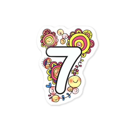 no.7 Sticker