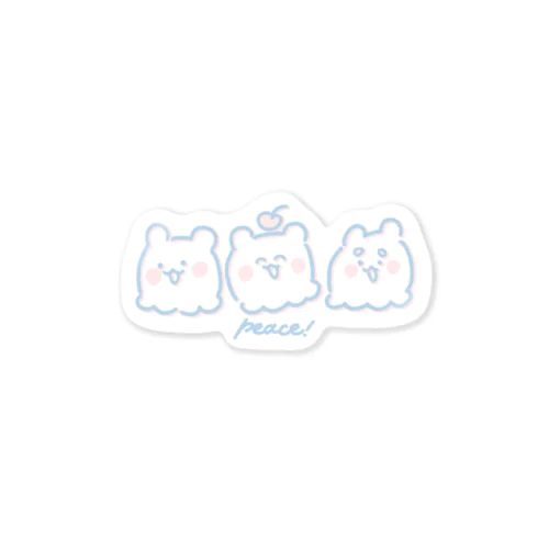 ちろべびpeace Sticker