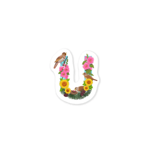 "U for Ukraine" ウクライナ支援 Sticker