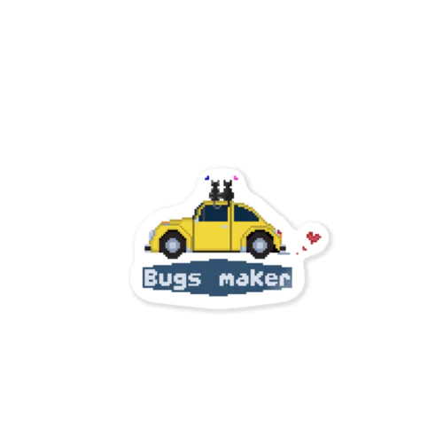 bugs maker ステッカー