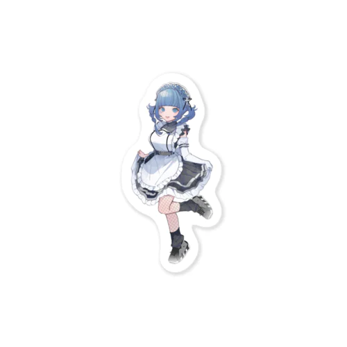 七瀬さくら サイバーメイド全身ver. Sticker