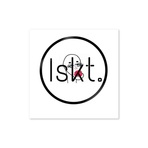 Iskt. Sticker