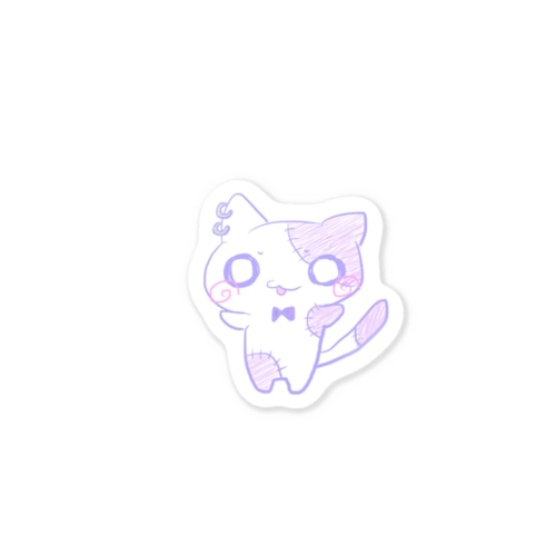 ツギハギぬいぐるみねこ Sticker