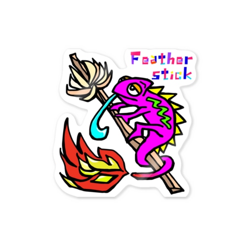 フェザースティック【Feather stick】 Sticker