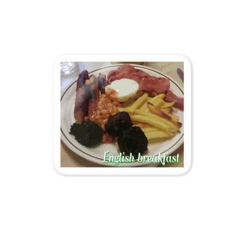 English breakfast ステッカー