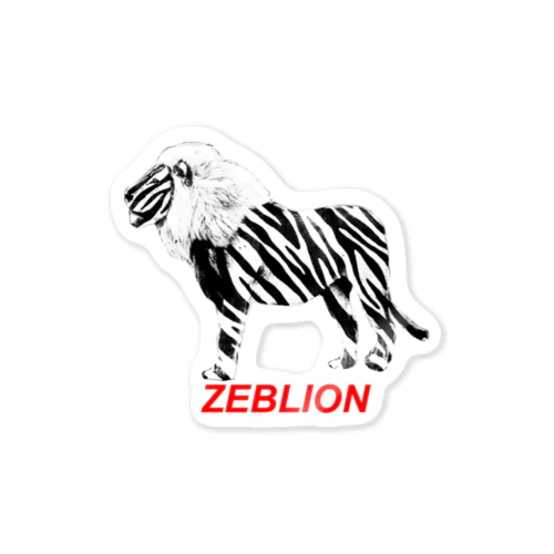 ゼブライオン Sticker