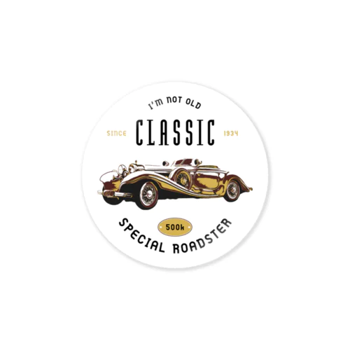 Classic Car（MAISTO MERCEDES 500k） Sticker