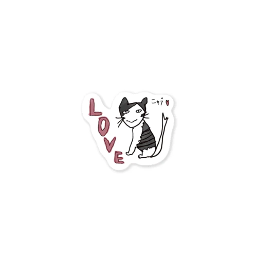 LOVE(ニャブ) Sticker