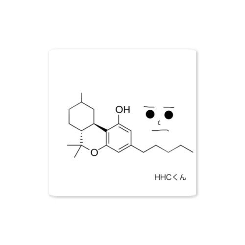 HHCくん ステッカー
