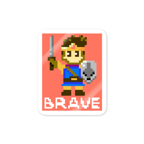 BRAVE ブレイブ 勇者 カラー版 261-1 Sticker