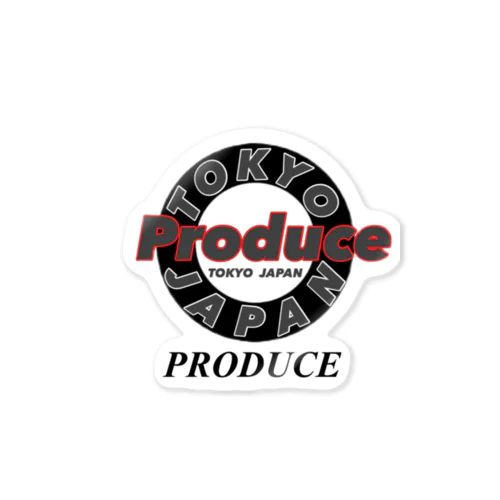 produce ステッカー