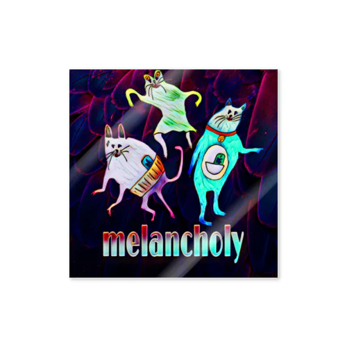 melancholy Sticker