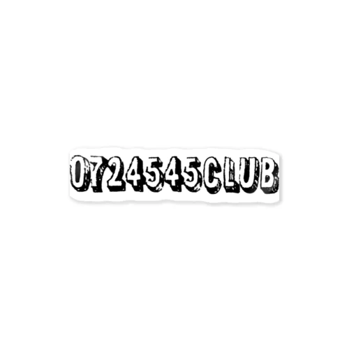 0724545CLUB ステッカー