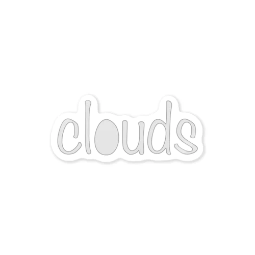 clouds Sticker