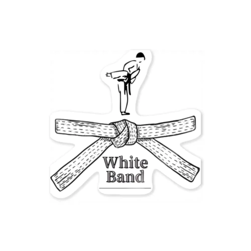 White Bund(白帯) Sticker