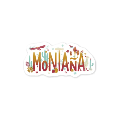 La Montaña（背景透明） ステッカー