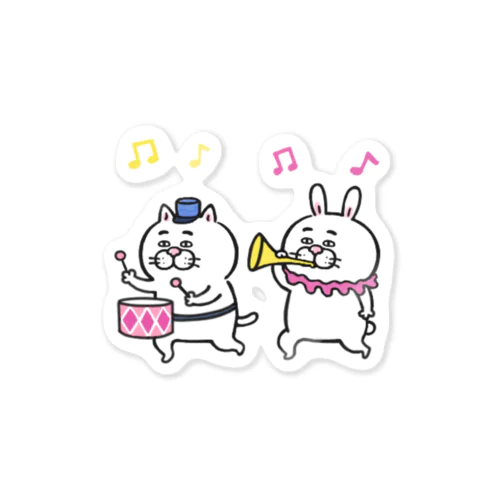 ステッカーにゃんこ Sticker